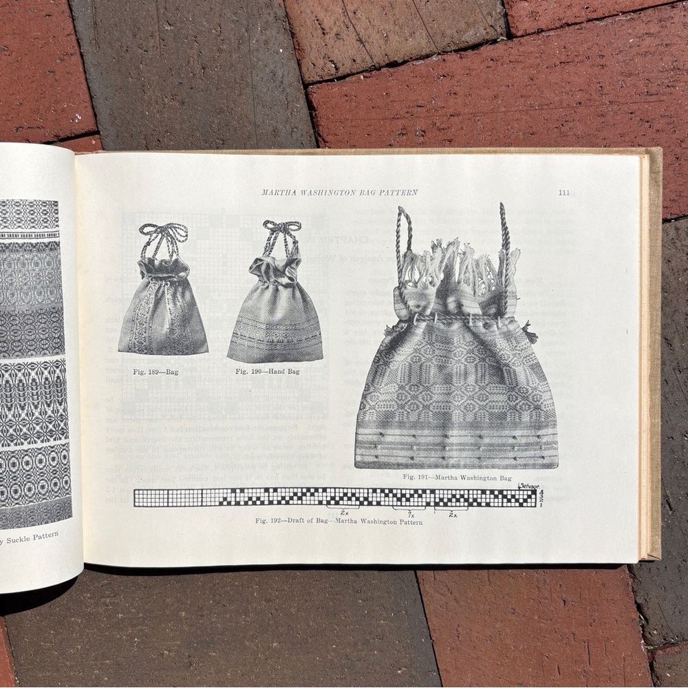 1947 Foot-Power Loom Weaving Spinning Wheel Patterns Woolen Warp Weft Lauriats - Picture 6 of 13